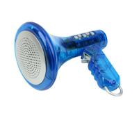 Qianly Mégaphone avec Changeur Voix Amusant Jouet Mégaphone Facile à Utiliser Jouet Changeur Voix pour Enfants, Fêtes, Déguisement , Bleu