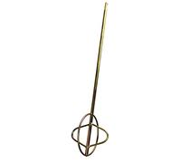 Qianly Mélangeur à Ciment, Tige de Mélange pour Peinture, Outil de Mélange Robuste pour Coulis, Béton et Liquides, Round Handle D