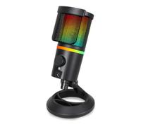 Qianly Micro USB avec Trépied RVB Micro USB Plug and Play Matériel pour Streamers, Joueurs, Retransmission, Noir