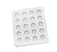 Qianly Modèle en Silicone pour Greffe de Reines, équipement pour Bricoleurs, Artisanat, Modèle de Coupe pour Cellules D'abeilles
