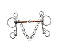 Qianly Mors à Extrémité Libre pour Chevaux D'extérieur, Bride pour Chevaux de Promenade, 127 Mm