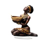 Qianly Ornement de Bureau Plat 2D Représentant Africaine, Décoration de Table En Acrylique Décoratif pour La Maison, La Ferme, Ou
