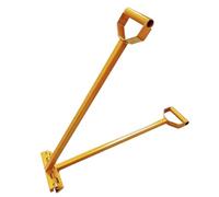 Qianly Outil de Bord de Toiture Réglable Multifonction Outil Sertissage Tôle Acier Robuste Plieuse Larmier Toiture pour, Pince À Tôle À Tête Plate Pour Toit Vertical Avec Poignée Type Crochet