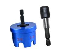 Qianly Outil de Perçage Robuste et Polyvalent pour Extraire Les écrous et Les Boulons Lors de Travaux Mécaniques, Bleu avec tournevis à douille