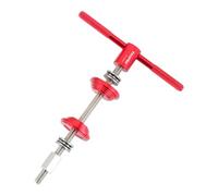 Qianly Outil D'insertion de Casque de Vélo, Installateur de Boîtier de Pédalier, Extracteur de Roulement de Vélo pour La Réparation de La Cuvette D'a, Rouge