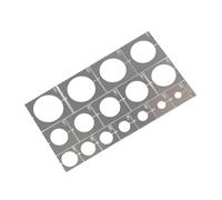 Qianly Outils de Pochoir En Aérosol, Pochoir Circulaire, Projets de Bricolage, Outils Modernes pour Chars Blindés, Jantes de Roue, Modèle de Loisir