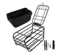 Qianly Panier Arrière de Vélo, Porte-vélo, Porte-Bagages Tendance, Panier de Rangement pour Vélo électrique, Courses, Camping