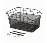 Qianly Panier Arrière Vélo Robuste, Style to 2 | Antirouille, Pratique, Panier Vélo En Métallique, pour Courses, Cyclistes, Navetteurs