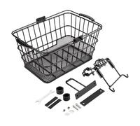 Qianly Panier Avant, Panier de Cadre, Porte-Bagages Universel Facile à Installer, Porte-Bagages, Support, Style A