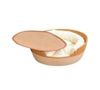 Qianly Panier de lit pour Chat en Tissage pour Animal de Compagnie, nid de Couchage pour Hamster, Lapins Jouant, L