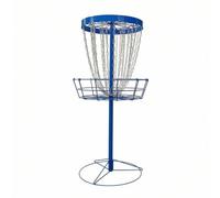 Qianly Panier Golf avec Disque Stable Panier Disque Robuste Jeu pour Jardin, Bleu
