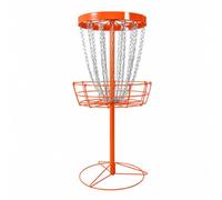 Qianly Panier Golf avec Disque Stable Panier Disque Robuste Jeu pour Jardin, Orange