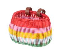 Qianly Panier Vélo Avant Léger Conception Légère en Plastique, Panier Vélo pr Enfant, Draisienne