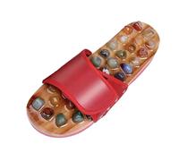 Qianly Pantoufles de Massage, Sandales Stimulantes avec Pierres D'acupression, Design Ajustable, Semelle Antidérapante, Matériau Doux, 37 à 38
