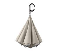 Qianly Parapluie inversé inversé à pour Voiture, Mains Libres, Fermeture Automatique, Coupe-Vent