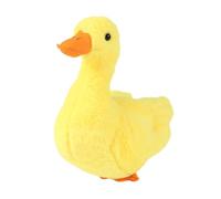 Qianly Peluche Canard Animée, Douce Peluche à Câliner, Idéale pour Le Nouvel An, La Saint-Valentin Ou Un Anniversaire, Jaune
