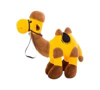 Qianly Peluche Chameau Du Désert, Jouet Réaliste à Câliner pour Le Bureau, Le Salon Ou Le Canapé