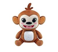 Qianly Peluche son Apaisant Apaisant avec Veilleuse Doux Machine à son avec Veilleuse pour Nouveaux-Nés, Singe En Peluche Version À Piles