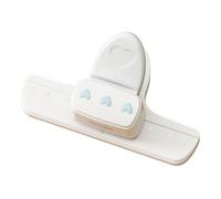 Qianly Perforatrice à Bordures Créative avec Base Collectrice de Trous Ingénieuse, Perforatrices pour Loisirs Créatifs, Projets de Papier DIY, Perforatrice P, Blanc