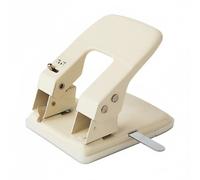 Qianly Perforatrice Papier Perforateur Trous Relieur Poinçon Corps Métal Robuste Manuelle Stable pour Jusqu’à Plusieurs Feuilles avec Plateau de Récupération, 7-8mm 2-Trous Régl.