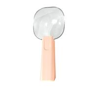 Qianly Pet Scooper Dog Spoon Scale Puppy Accessory Tool Multifonctional Portable mangeer Chaton Mesurer Cat Mesury Cup, Rose