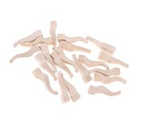 Qianly Pieds de Table Miniatures en Bois Naturel, échelle 1/12, pour Maison de Poupée : Accessoires et Décorations à Faire Soi-même