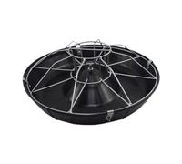 Qianly Pigne Trough Livestock Feed Bowl Piglelet Feeder Pig Pig for Cattle Livestock Pets, Double Couche 8 Trou