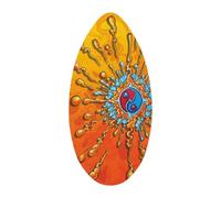 Qianly Planche de Surf en Bois de 41 Pouces, Légère, Coulissante et, de Qualité Supérieure, pour Débutants, Adultes et Enfants, Style B