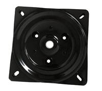 Qianly Plaque Pivotante Acier Plaque Rotative Base Pivotante Roulement Boule Support Pivotant Résistance à l'usure Rotation Complète pour Tabouret Bar Chaise, 6 Pouces 2 mm d'épaisseur