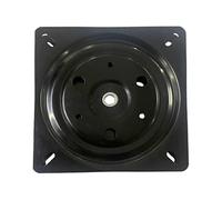 Qianly Plaque Pivotante Acier Plaque Rotative Base Pivotante Roulement Boule Support Pivotant Résistance à l'usure Rotation Complète pour Tabouret Bar Chaise, 8 Pouces 2 mm d'épaisseur