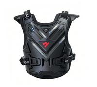 Qianly Plastron Adulte Coque en Polypropylène Ajustable Protector Thoracique Cross Rembrrage Robuste pr Motards Adultes