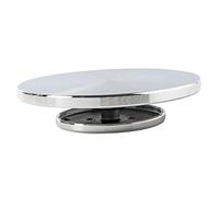 Qianly Plateau Tournant en Céramique, Table Tournante en Alliage d'Aluminium pour Sculpture d'argile, Table Rotative Multifonction pour Artistes, 16cm