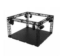 Qianly Plateforme D'affichage Lumineuse Polyvalent Kit Montage Diorama Modulable Présentoir pour Maquette pour Vitrine, Décoration, Vt-131-2 with Light