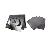 Qianly Pochette à Partitions avec 5 Fenêtres et 2 Perforations pour Exercices et Leçons de Musique