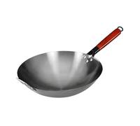 Qianly Poêle à Wok, Poêle à Sauter, Casseroles Sans Revêtement, Wok, Plaque à Induction, Ustensiles de Cuisine Généraux, Poêle Antiadhésive, Wok à Fond Rond, 32cm