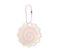 Qianly Porte-clés Rond en Forme d'assiette de Poisson, Cadeau d'anniversaire, Joli Pendentif pour Sac à Main