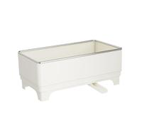 Qianly Porte-éponge, Accessoire de Cuisine Multifonctionnel, Porte-torchon, Organisateur D'évier pour de Travail de La Cuisine à La Maison Ou Au, Blanc