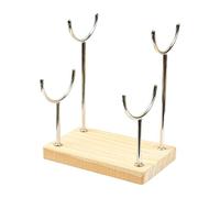 Qianly Présentoir à Bracelets, Organiseur à Bijoux, Présentoir à Montres, élégant Support de Rangement pour Bijoux, Support de Montre pour Hommes et Femmes, Argent