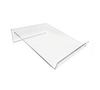 Qianly Présentoir à Chemises en Acrylique Traparent Moderne Support Présentation Vêtements en Acrylique Compact pr Btique, Style D