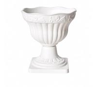 Qianly Présentoir pr Pots Fleurs | Silhte Inspirée d'une Urne, Pot Fleurs à Piéstal Style Européen, Légger, pr Intérieur, Événements, lon, 29.5x29.5x31 Cm
