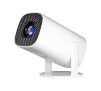 Qianly Projecteur Table Portable Projecteur avec Support Multi-Angle Vidéoprojecteur pour Étudiants, Chambre, Soirée Cinéma, Blanc, P30pro Android - 723 Blanc, Prise Européenne