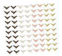 Qianly Protections d'angle Métalliques pour Livres, de Protection, Protections d'angle, Multi-usages pour Scrapbooking, Projets de Bricolage, J, 80 Pièces, 4 Couleurs