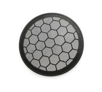 Qianly Protège-Haut-Parleur Haut-Parleur Universelle, Grille Perforée, Élégante, Noir