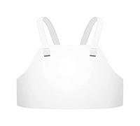 Qianly Protège-Poitrine Adultes Enfants Sangle Réglable Bouclier Équipement Karaté Escrime Poitrine Garde pour MMA Taekwondo Baseball Heavy Punching, Homme L 91-99cm