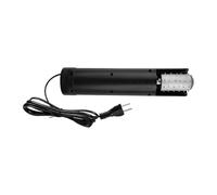 Qianly Râpe électrique de Cuisine avec Moteur Puissant de 120 W et 220 V, Corps Portable et Accessoires En Acier Inoxydable, Noir