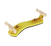 Qianly Repose-épaule Violon Fiddle Support Réglable Pad Épaulière Maintien Coussinet Plastique EVA Mousse Conçu pour Accessoires Violon Adapté Aux Jeunes Jou, Jaune