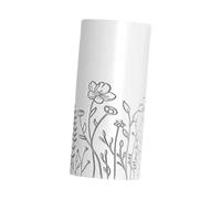 Qianly Rouleau à Motifs Argile Rouleau Fleur Poterie, Outil de Modelage d'Argile Manuel Léger et Portable, Rouleau à Motifs Floraux en PLA, Facile à Nettoyer, pour Débutants et Professionnels, Style B