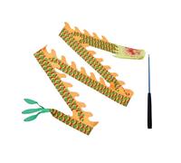 Qianly Ruban de Dragon, Banderole de Ruban de Danse, Rubans artistiques de décoration, Ruban de Danse Dragon Poi pour Les Enfants de Spectacle de Festival, Dragon écailleux