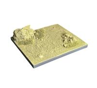 Qianly Ruines Miniatures, Décor de Bureau Ou Maquette de Diorama. Accessoire de Construction, Jouet de Simulation, En Résine. Terrain Dévasté, Idéal pour L, Lz001d