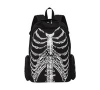 Qianly Sac à Dos Crâne pour Homme Sac pour Ordinateur Portable Gothique pour Camping Cadeau d'anniversaire Shopping